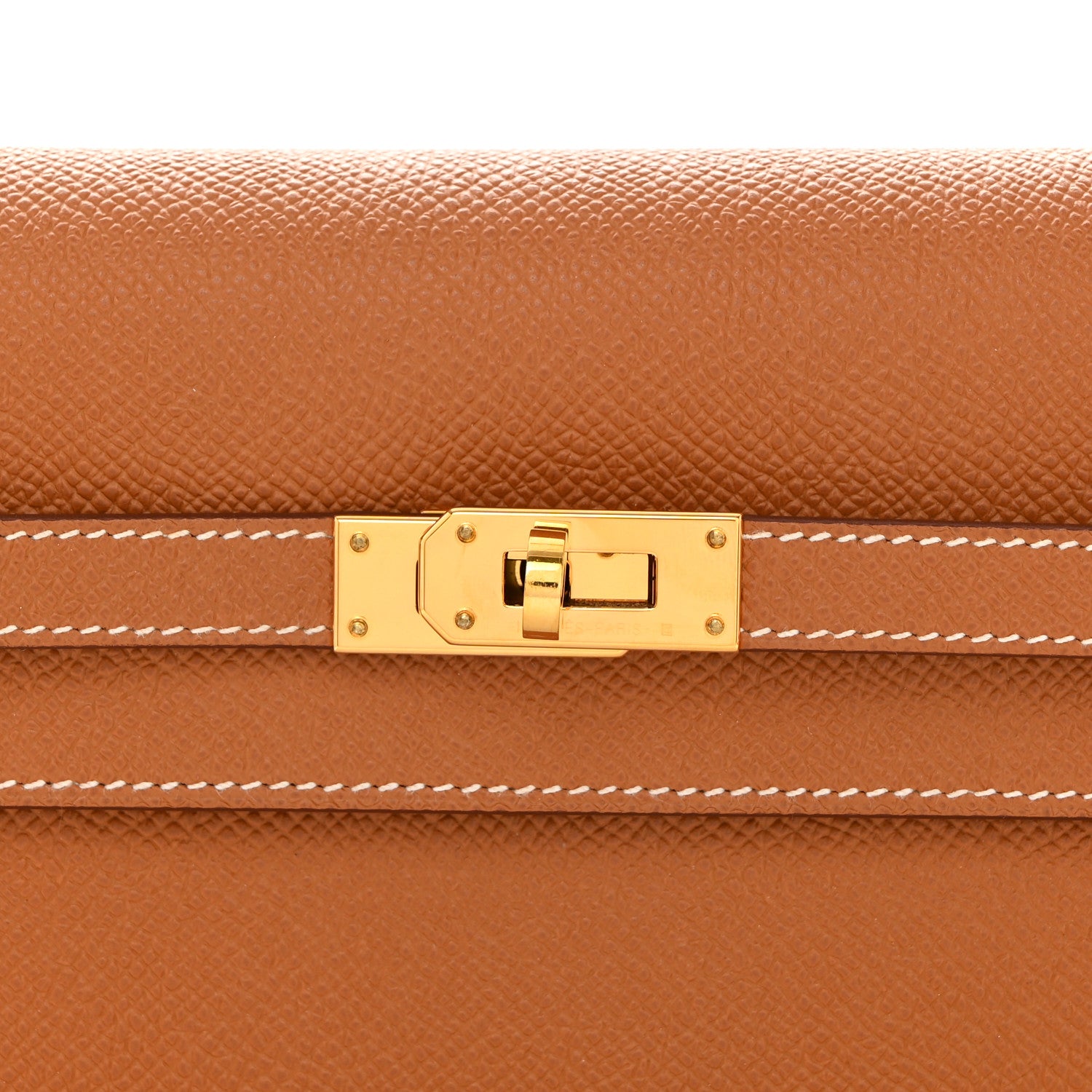Hermes Epsom Kelly Wallet To Go Gold 7 of 10