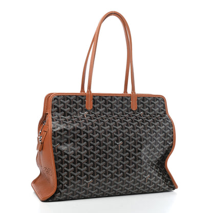Goyard Goyardine Sac Hardy Pet Carrier PM Black Gold 4 of 9