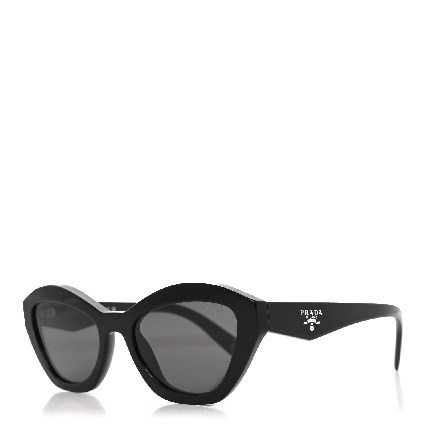 Prada Acetate Logo Sunglasses SPR A02 Black 1 of 6