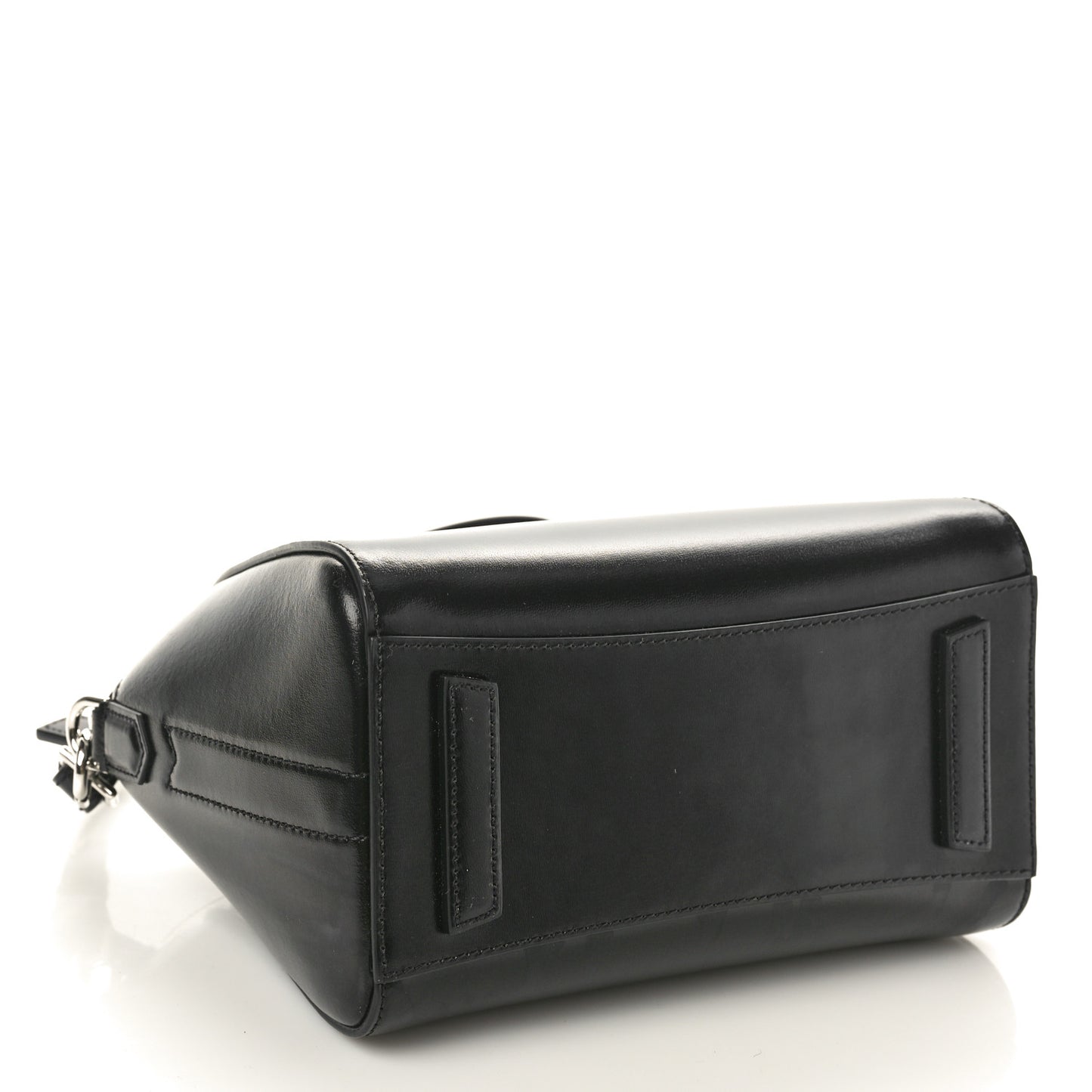 Shiny Lord Calfskin Mini Antigona Black