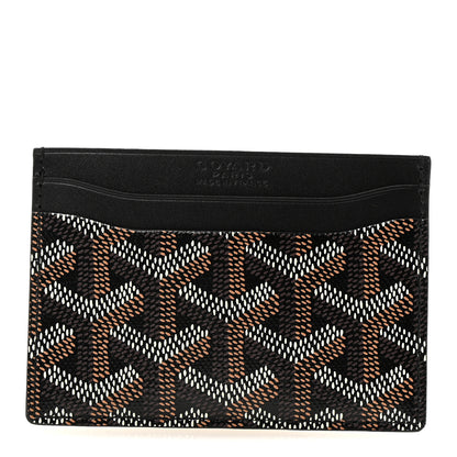 Goyard Goyardine Saint Sulpice Card Holder Black 1 of 7