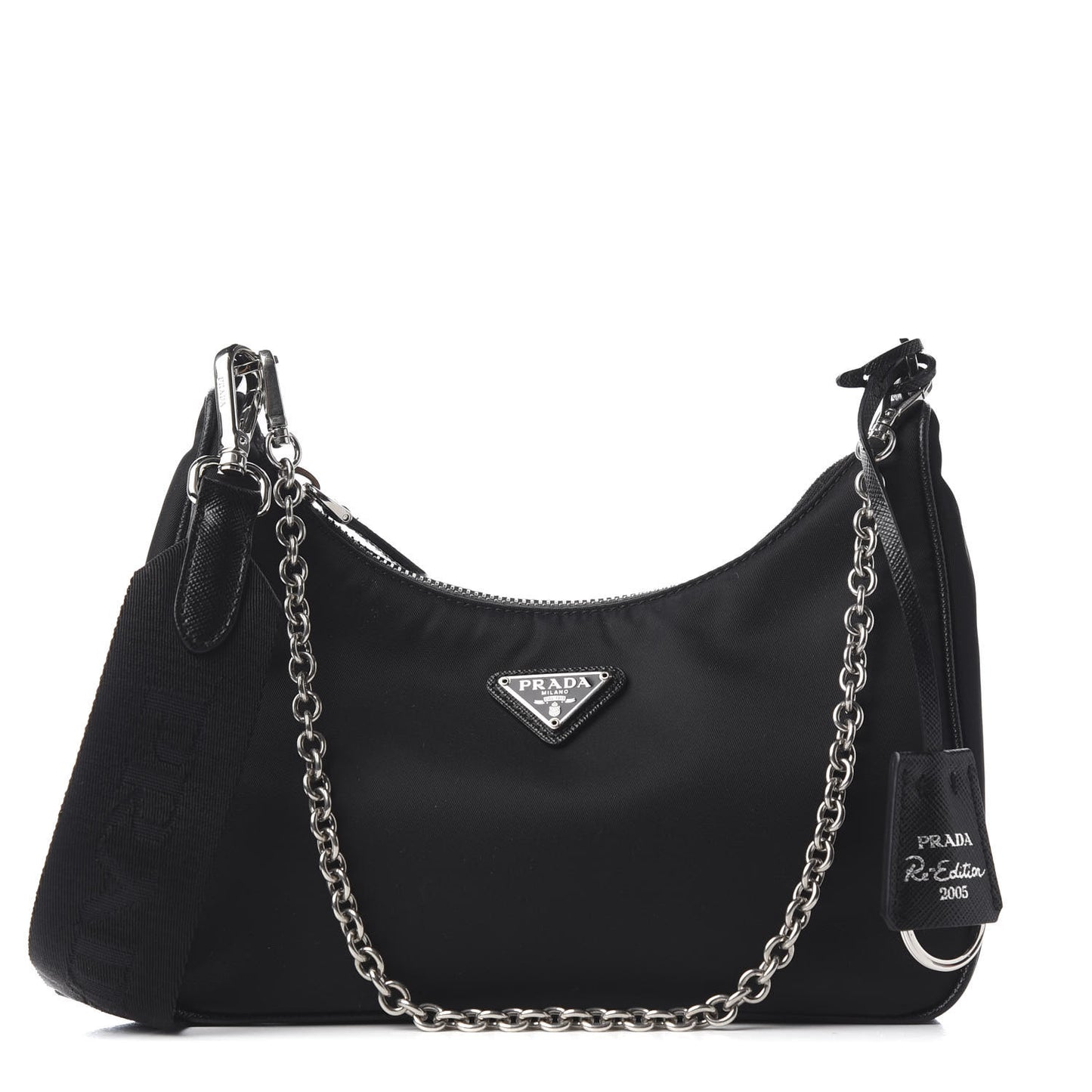 Nylon Re-Edition 2005 Shoulder Bag Black
