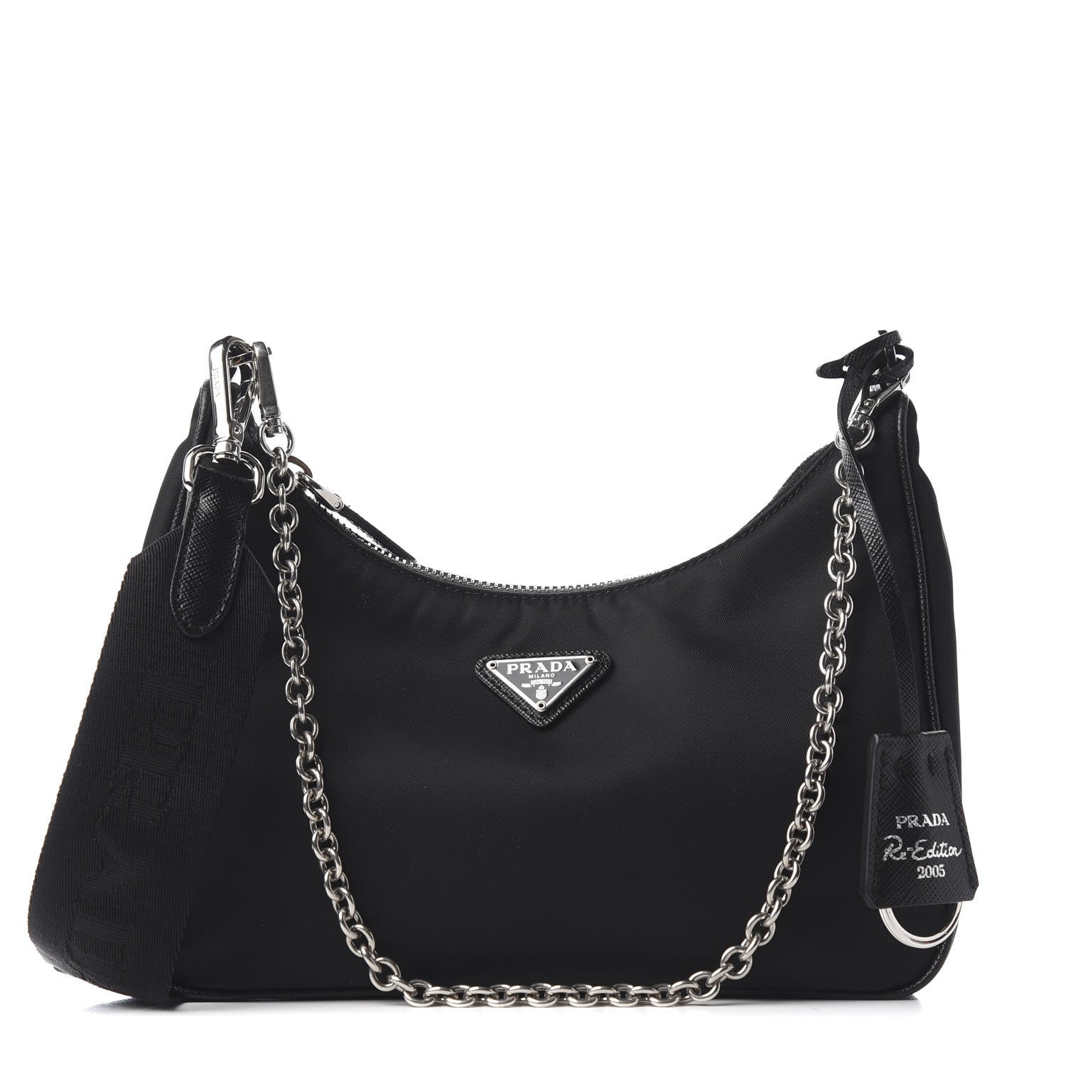 Prada Nylon Re-Edition 2005 Shoulder Bag Black 1 of 13