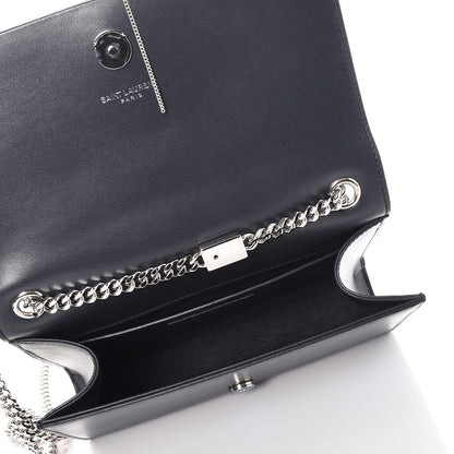 Saint Laurent Calfskin Medium Classic Monogram Kate Tassel Satchel Coal 5 of 6