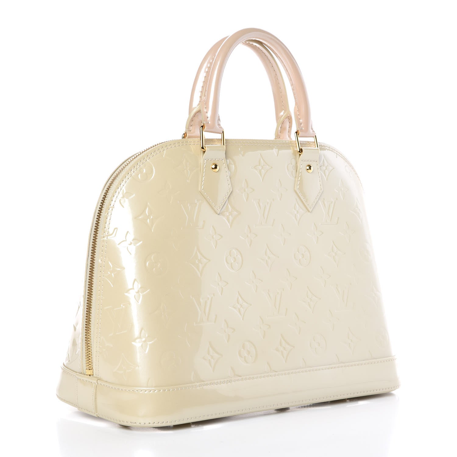 Louis Vuitton Vernis Alma PM Blanc Corail 3 of 9