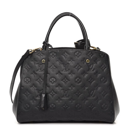 Louis Vuitton Empreinte Montaigne MM Black 1 of 8