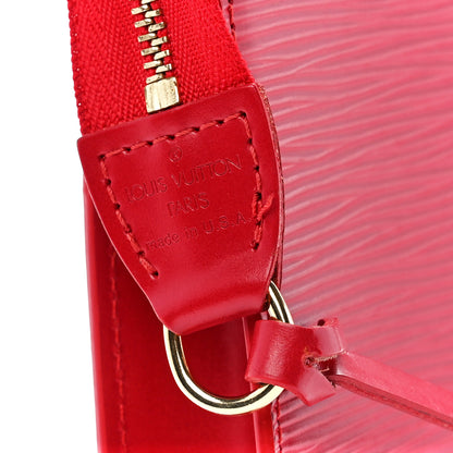 Louis Vuitton Epi Pochette Accessories 24 Castillan Red 6 of 10