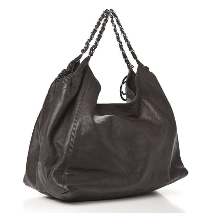 Chanel Distressed Caviar XL Coco Cabas Brown 3 of 11