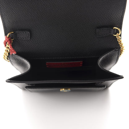 Valentino Garavani Calfskin VLogo Crossbody Bag Black 5 of 10
