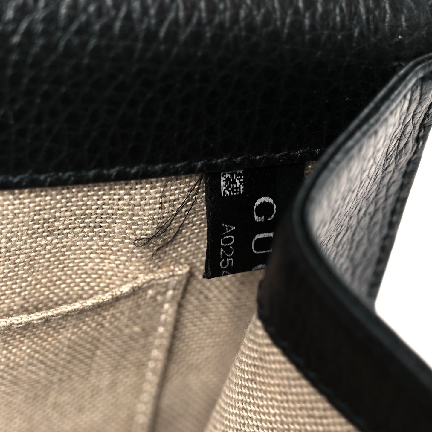 Dollar Calfskin Small Interlocking G Shoulder Bag Black