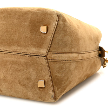 Saint Laurent Suede Le 37 Small Bucket Bag Golden Leaf 9 of 9