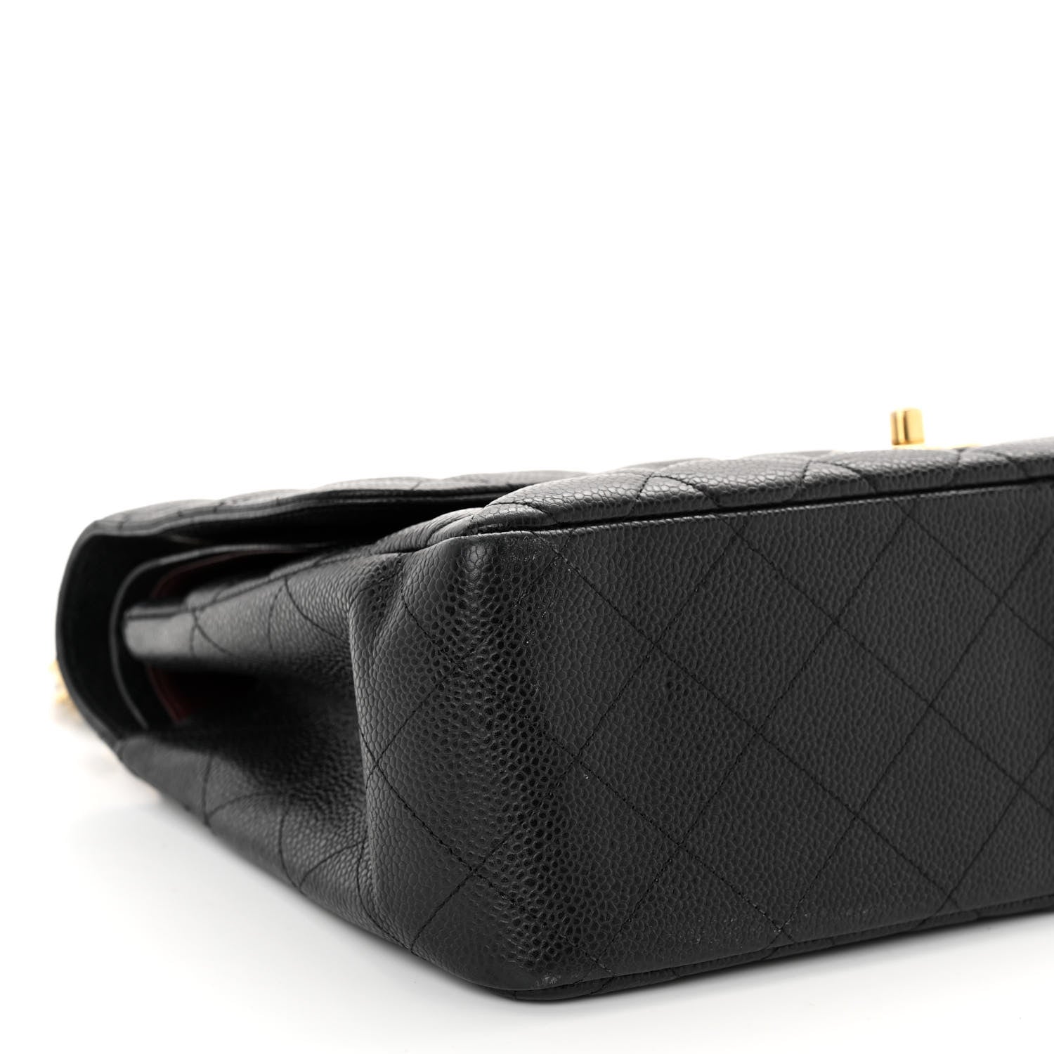 Chanel Caviar Quilted Jumbo Double Flap Black 9 of 10
