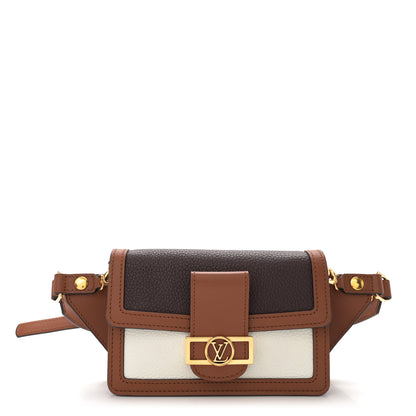 Louis Vuitton Taurillon Dauphine Bumbag Blackberry Snow 1 of 10