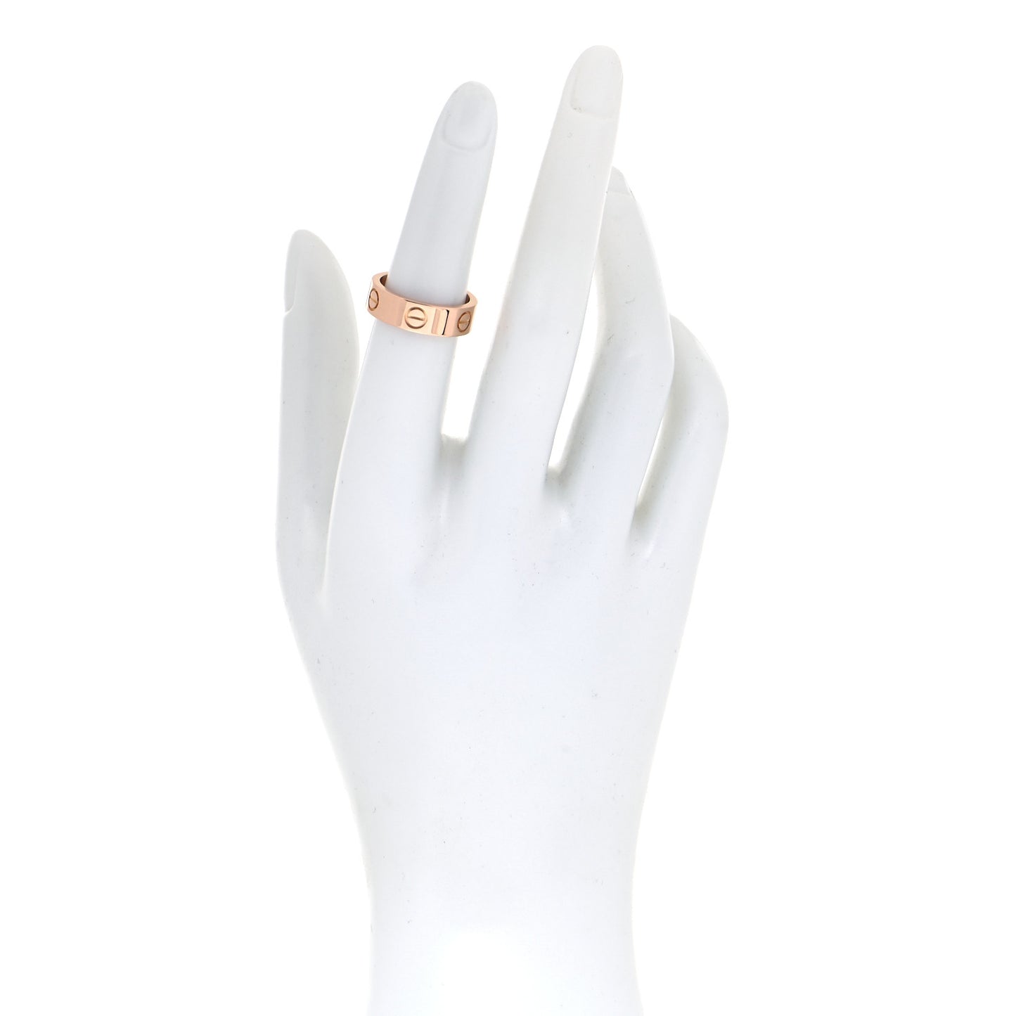 18K Pink Gold 5.5mm LOVE Ring 51 5.75