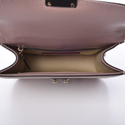 Valentino Garavani Vitello Small Glam Lock Rockstud Flap Poudre 5 of 8