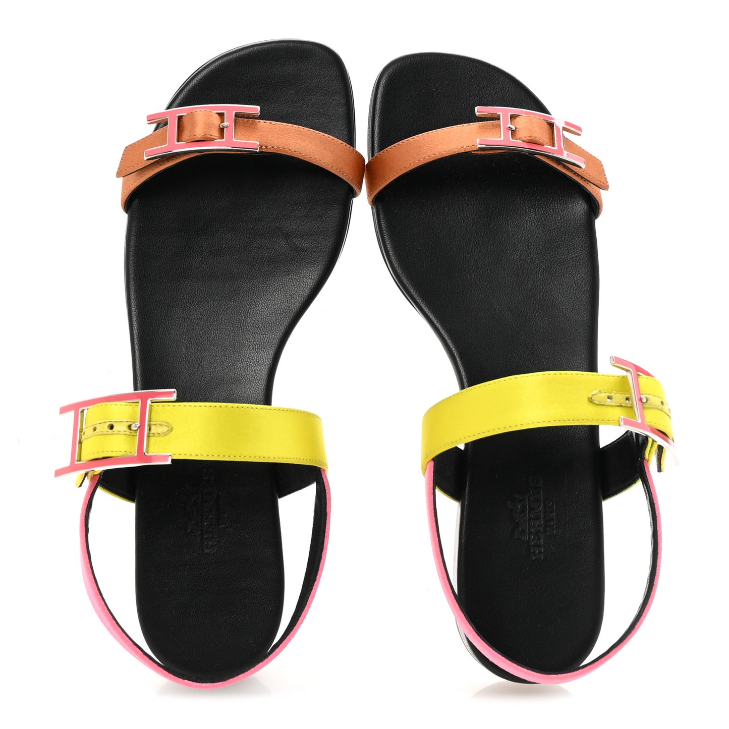 Satin Hapi Sandals 36 Multicolor