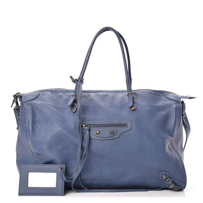 Balenciaga Veau Papier Bolster Bleu 1 of 8