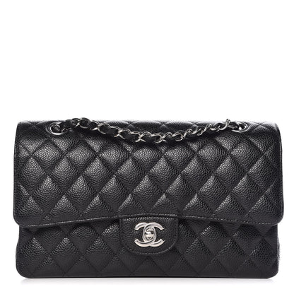 Chanel Caviar Quilted Medium Double Flap Black 1 of 9