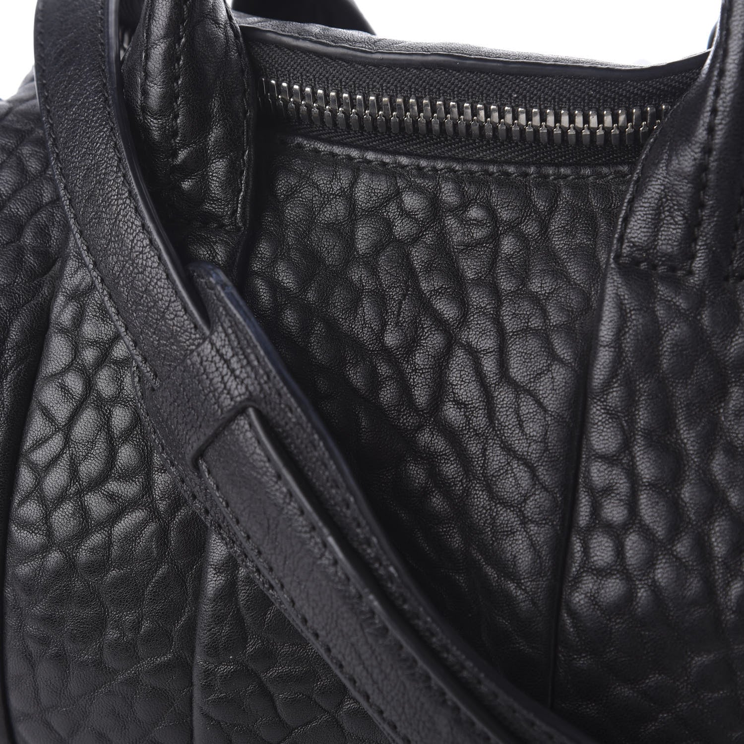 Alexander Wang Pebbled Lambskin Mini Rockie Black Rhodium Hardware 9 of 9