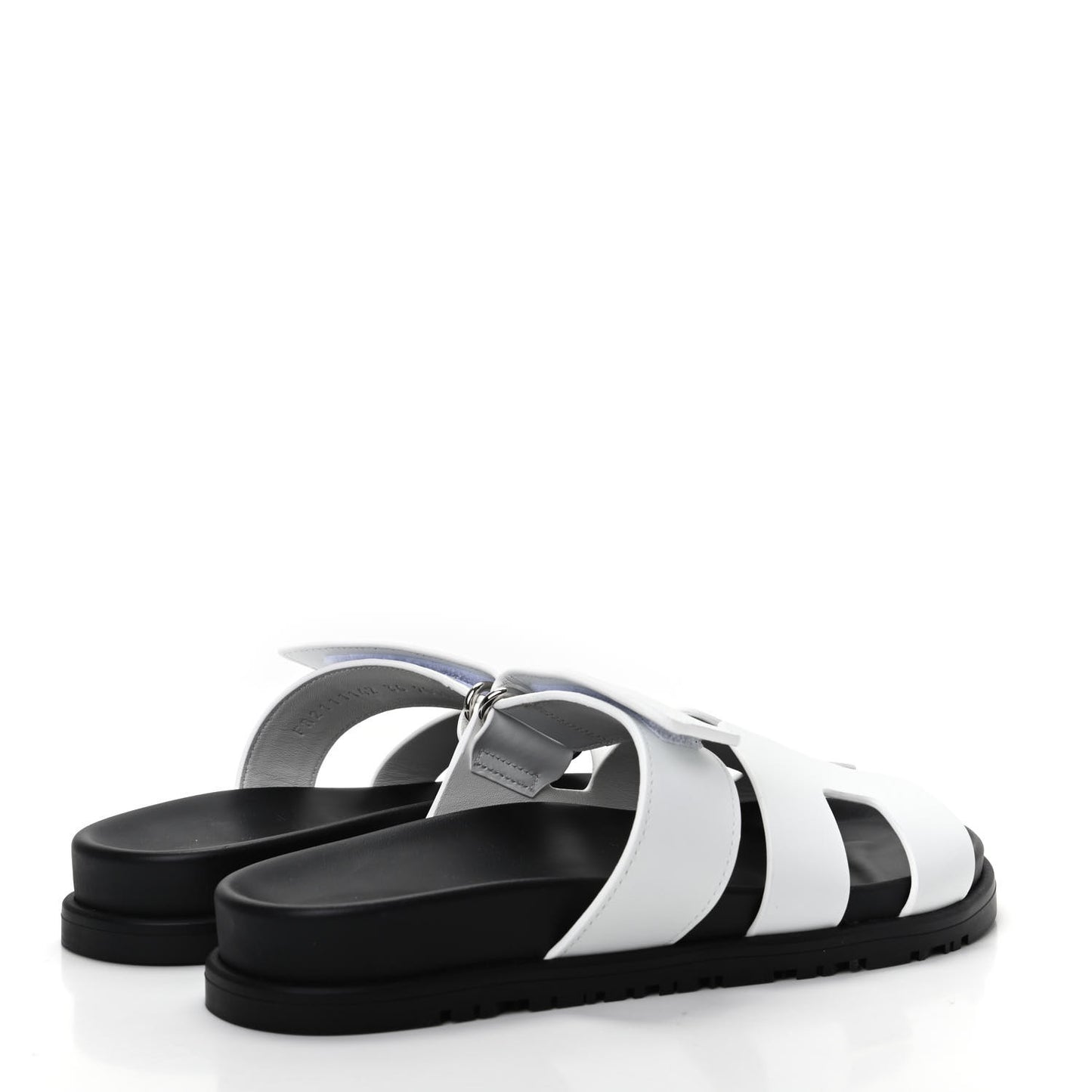 Calfskin Womens Chypre Sandals 36 White