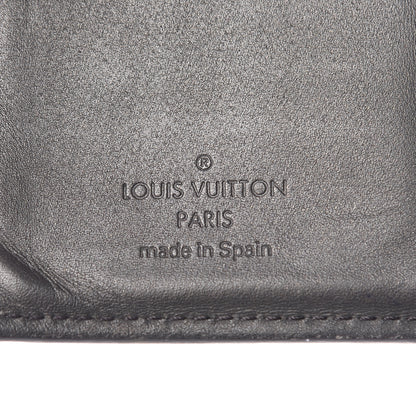 Louis Vuitton Mat Monogram Small Ring Agenda Cover Black 6 of 13