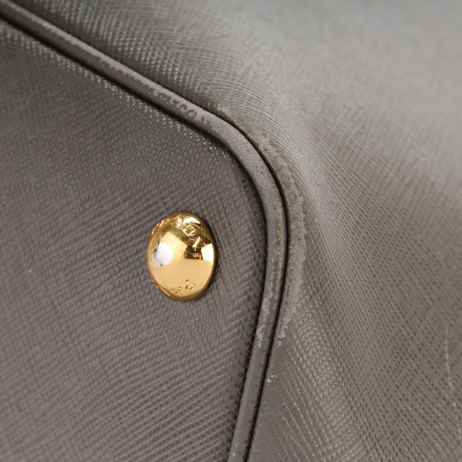 Prada Saffiano Lux Large Tote Grafite 9 of 10