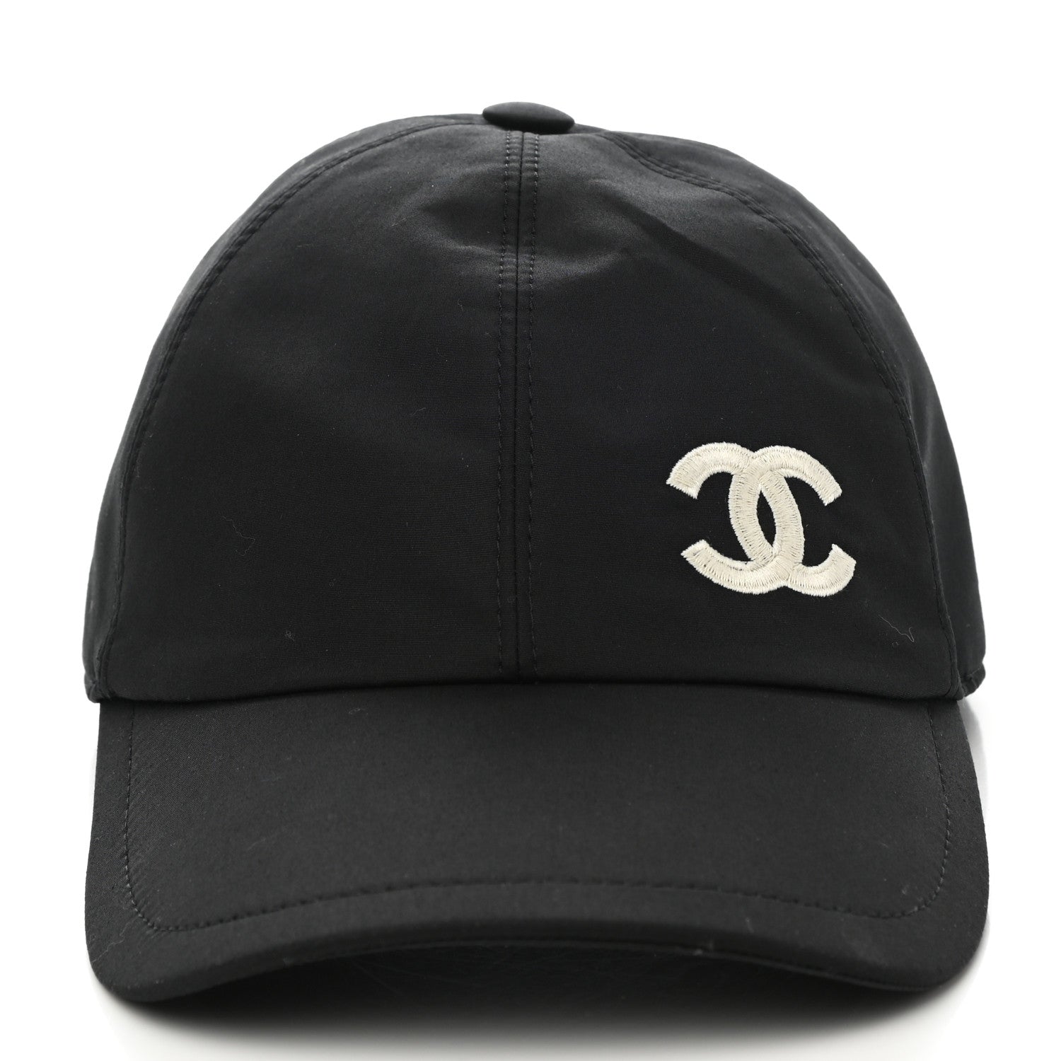 Chanel Cotton CC Cap Hat Black 3 of 8