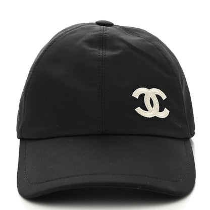 Chanel Cotton CC Cap Hat Black 3 of 8