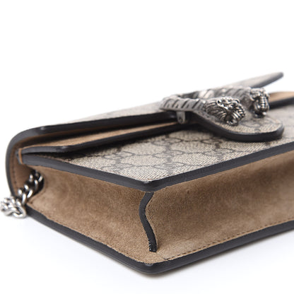Gucci GG Supreme Monogram Super Mini Dionysus Shoulder Bag Taupe 7 of 8
