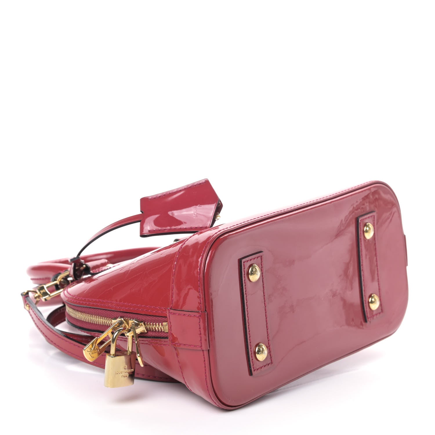Louis Vuitton Vernis Alma BB Rose Indien 3 of 4