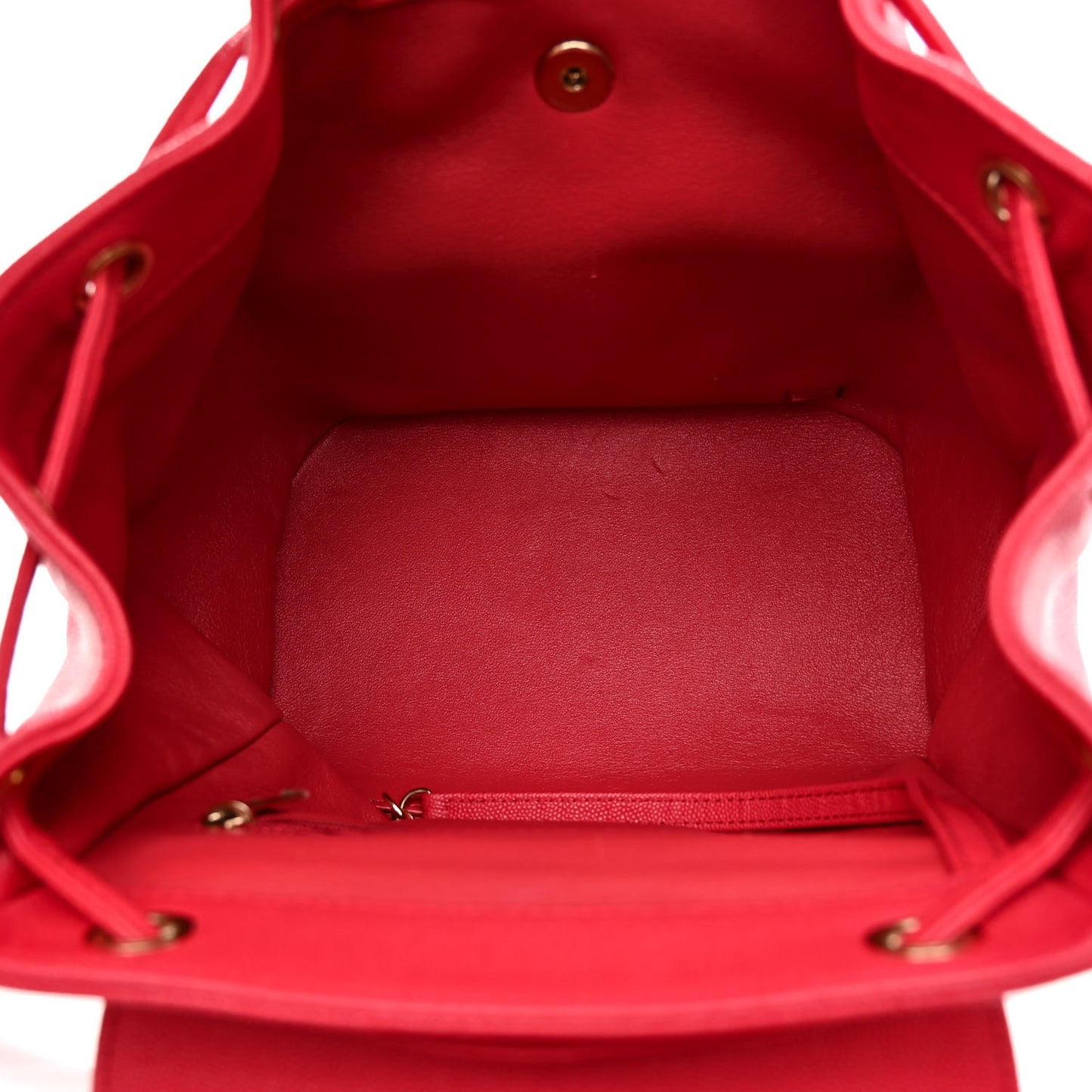 Caviar Quilted Business Affinity Backpack Dark Red