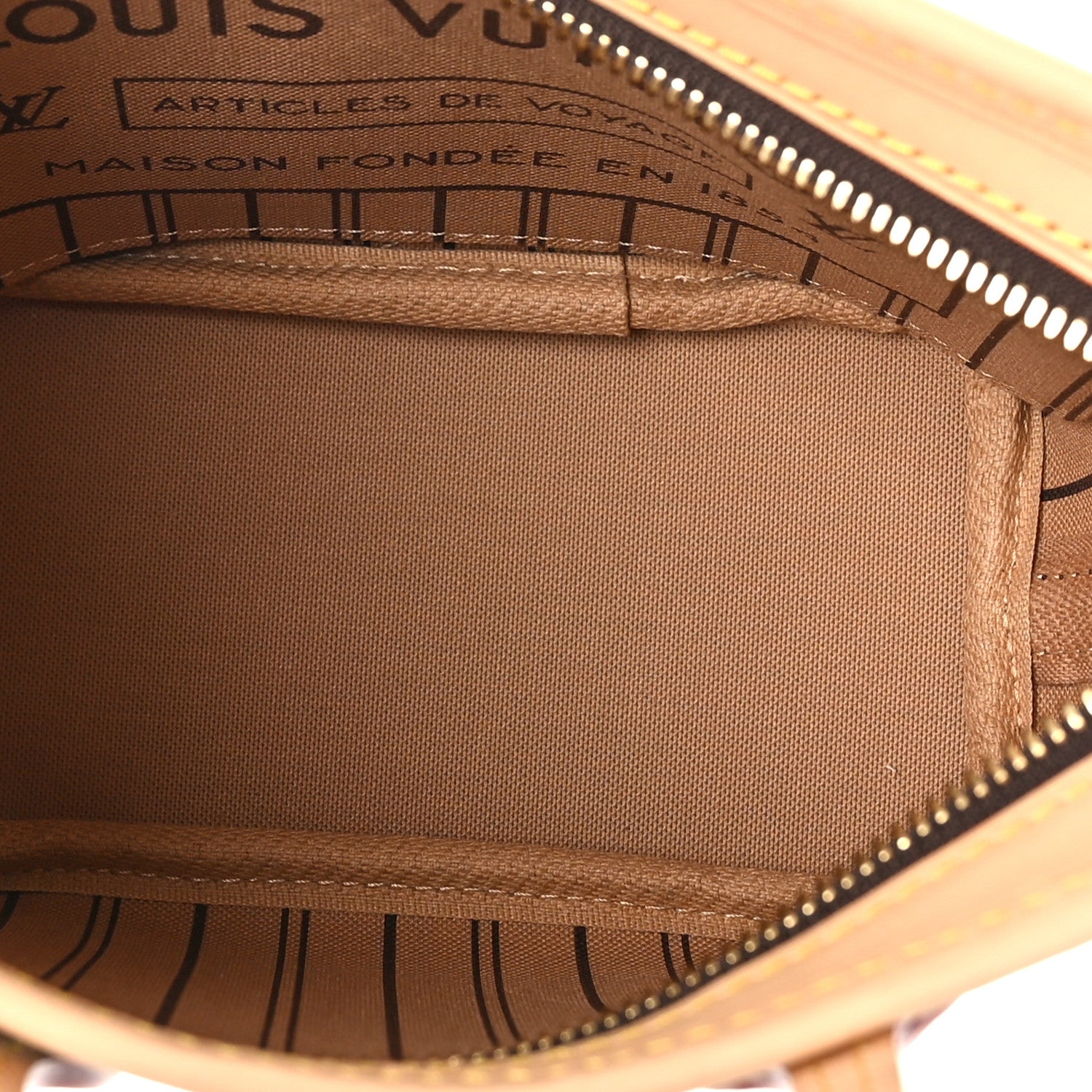 Louis Vuitton Monogram Neverfull BB Beige 5 of 9