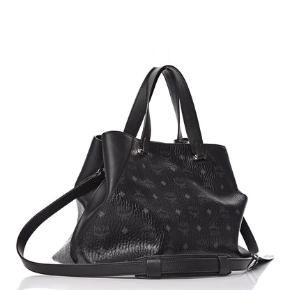 MCM Visetos Large Tote Black 4 of 17