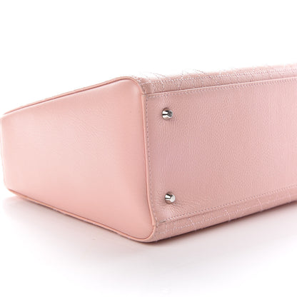 Christian Dior Grained Calfskin Cannage Medium Lady Dior Pink 8 of 9