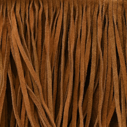 Saint Laurent Suede Calfskin Small Grace Fringed Hobo Bag Light Ocre 8 of 13