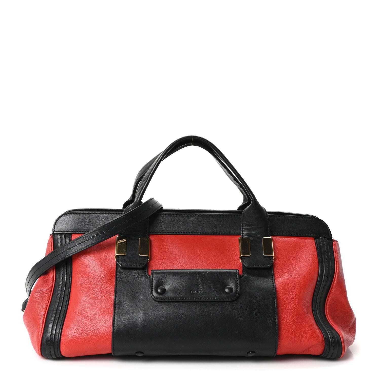Chloe Calfskin Alice Satchel Holly Berry 1 of 10
