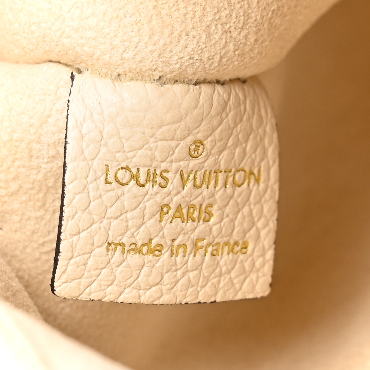 Louis Vuitton Empreinte Monogram Giant Neverfull MM Pochette Cream 6 of 8