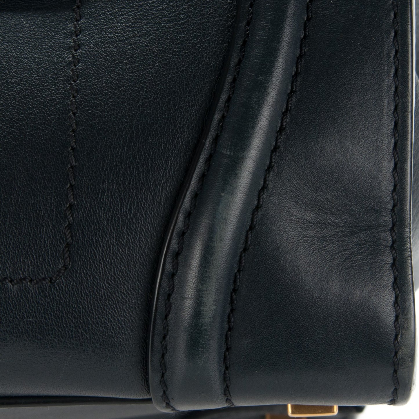Smooth Calfskin Mini Luggage Navy