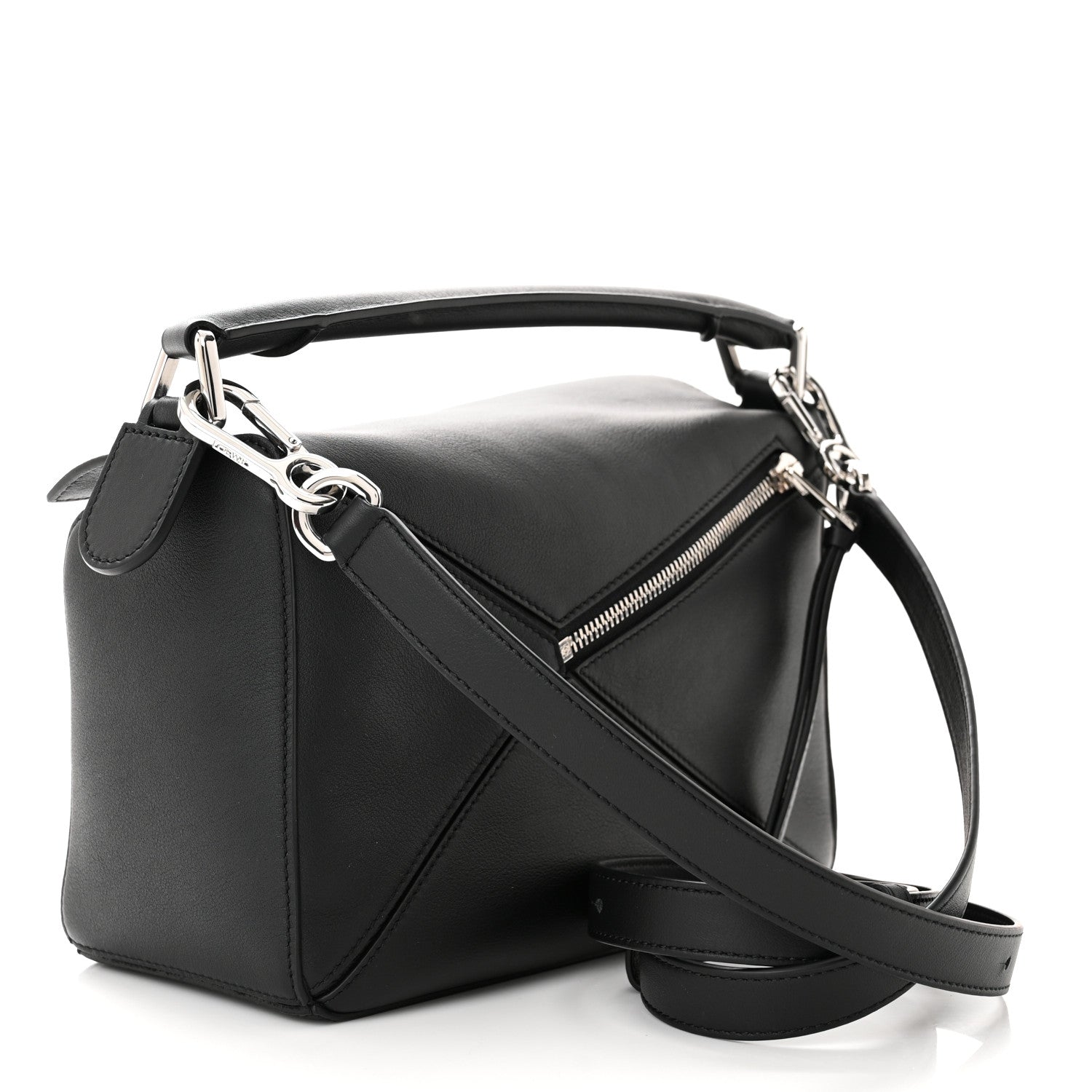 Loewe Calfskin Small Puzzle Bag Black 3 of 11