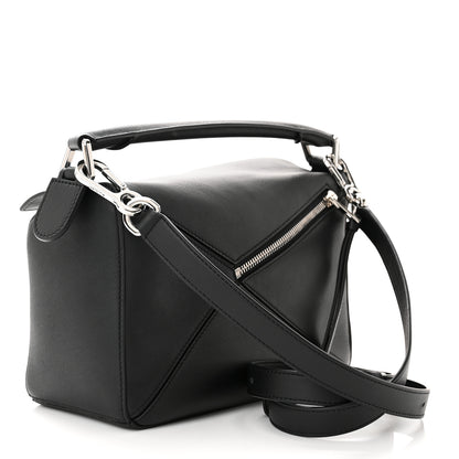 Loewe Calfskin Small Puzzle Bag Black 3 of 11
