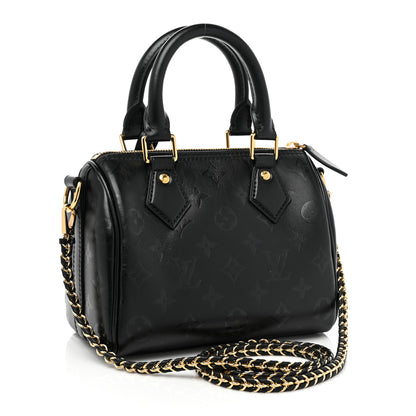 Louis Vuitton Monogram Ink Speedy BB Black 3 of 8