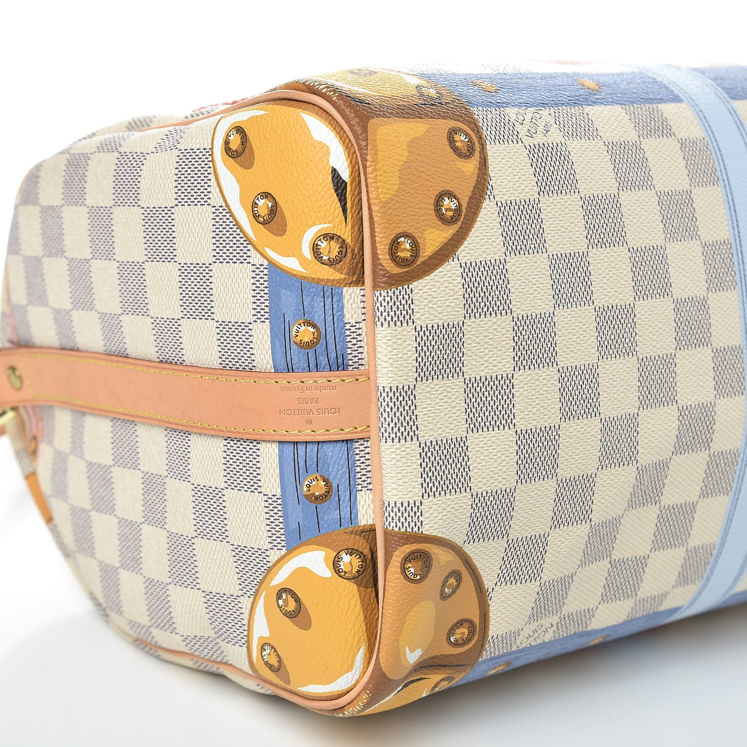 Louis Vuitton Damier Azur Summer Trunks Speedy Bandouliere 30 11 of 18