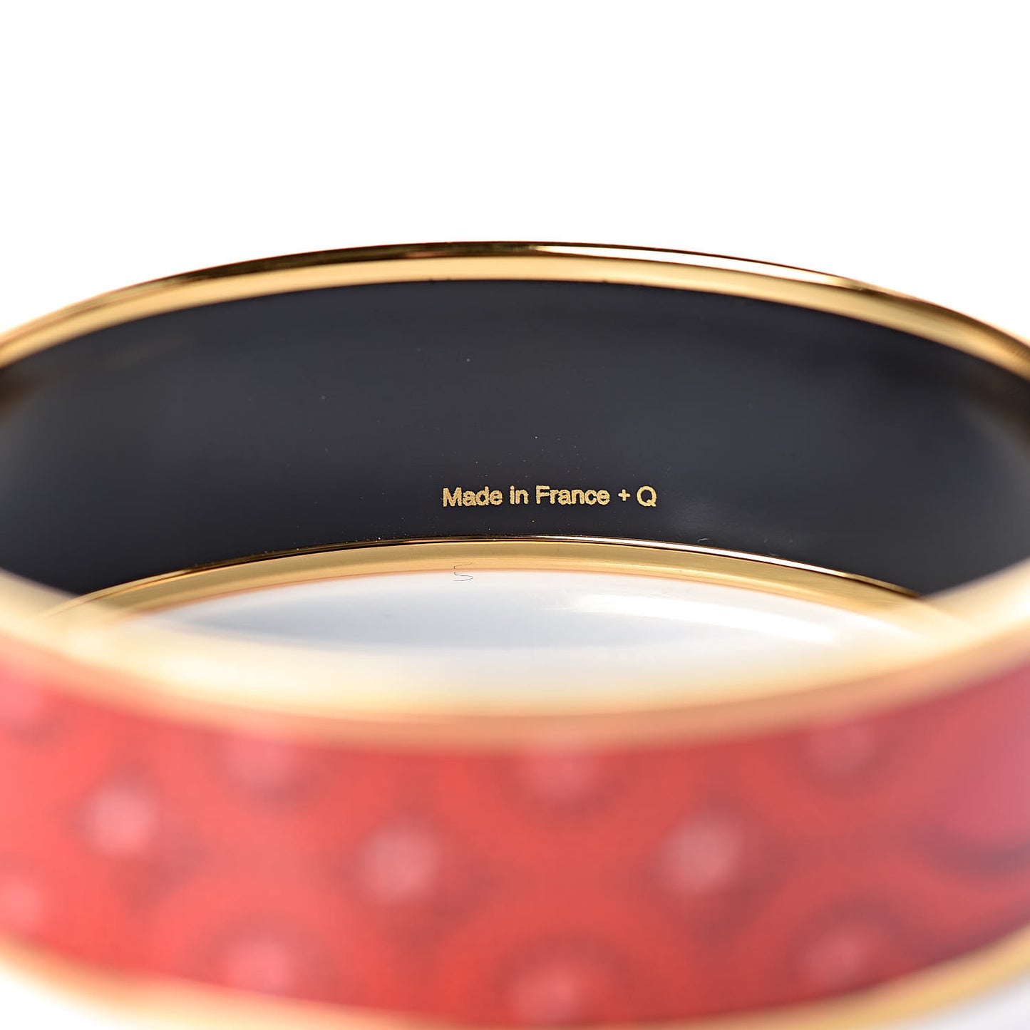 Enamel Printed Colliers de Chiens Wide Bracelet 65