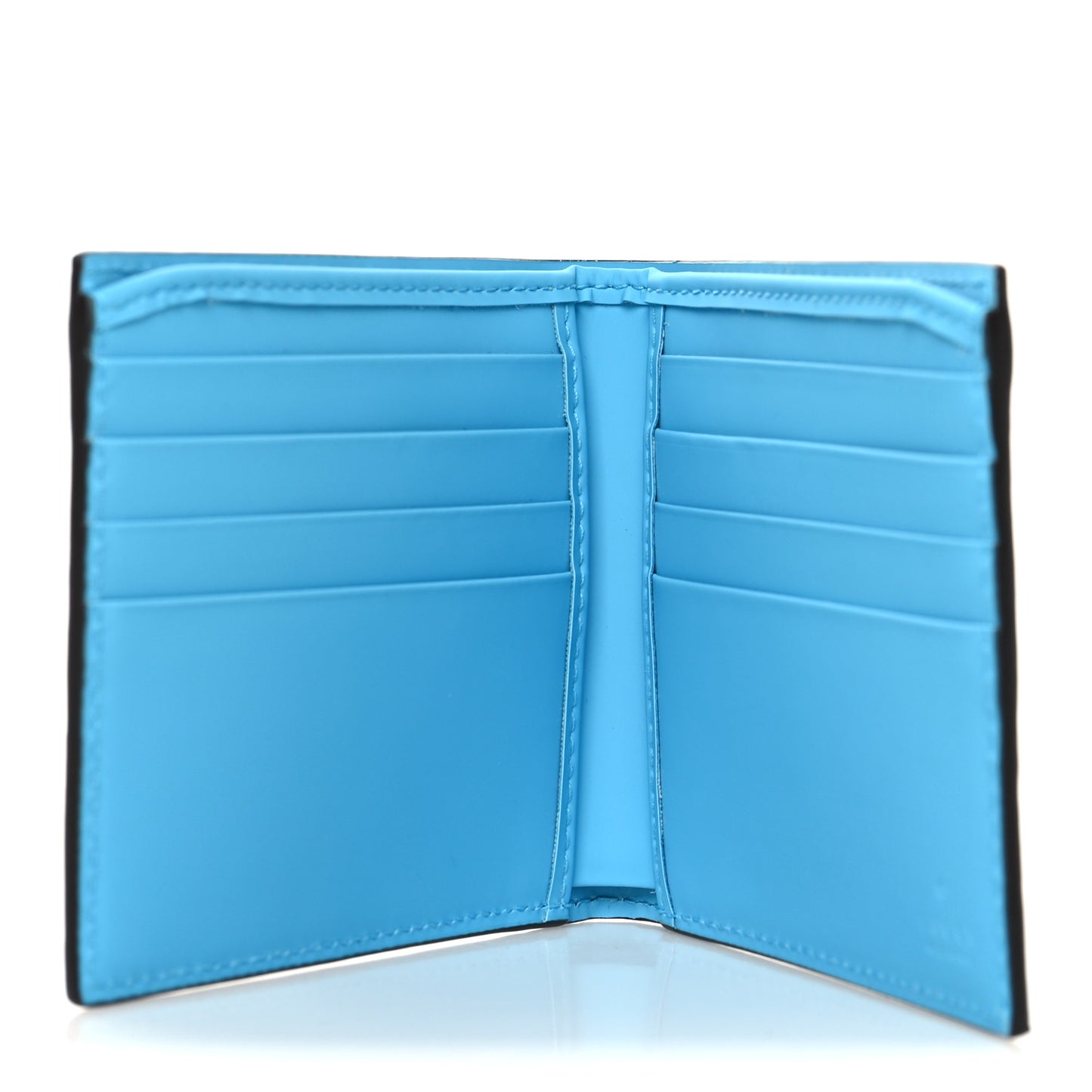 Rubber Effect GG Embossed Bi-Fold Wallet Bright Splash