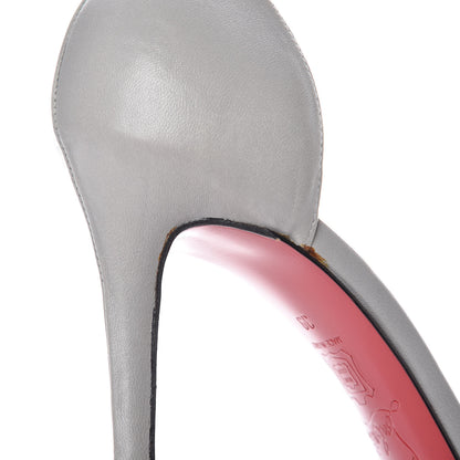 Christian Louboutin Nappa 100 Sandals 39 Gris 13 of 14