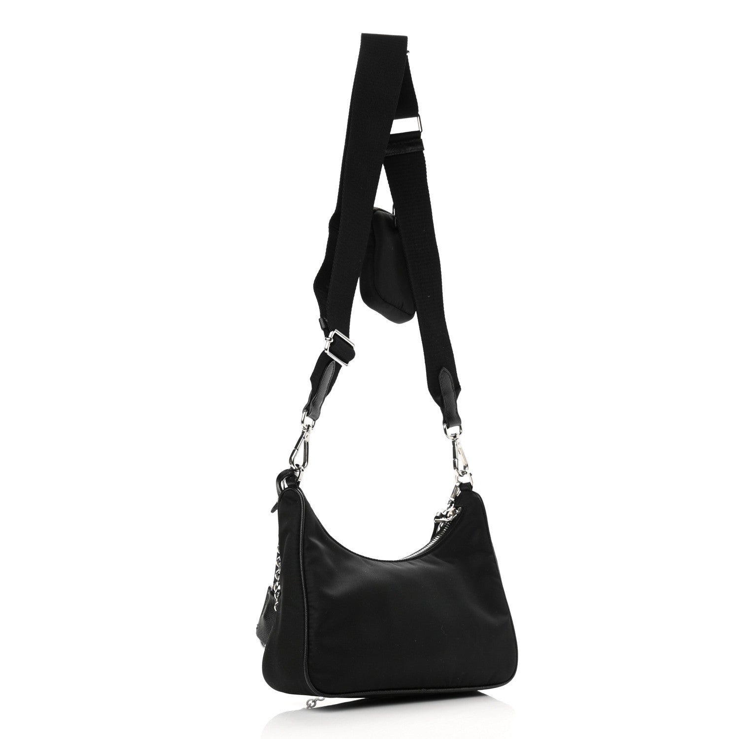 Prada Nylon Re-Edition 2005 Shoulder Bag Black 3 of 10