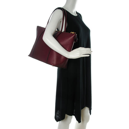 Dolce & Gabbana Textured Calfskin Miss Escape Tote Grapes 2 of 6
