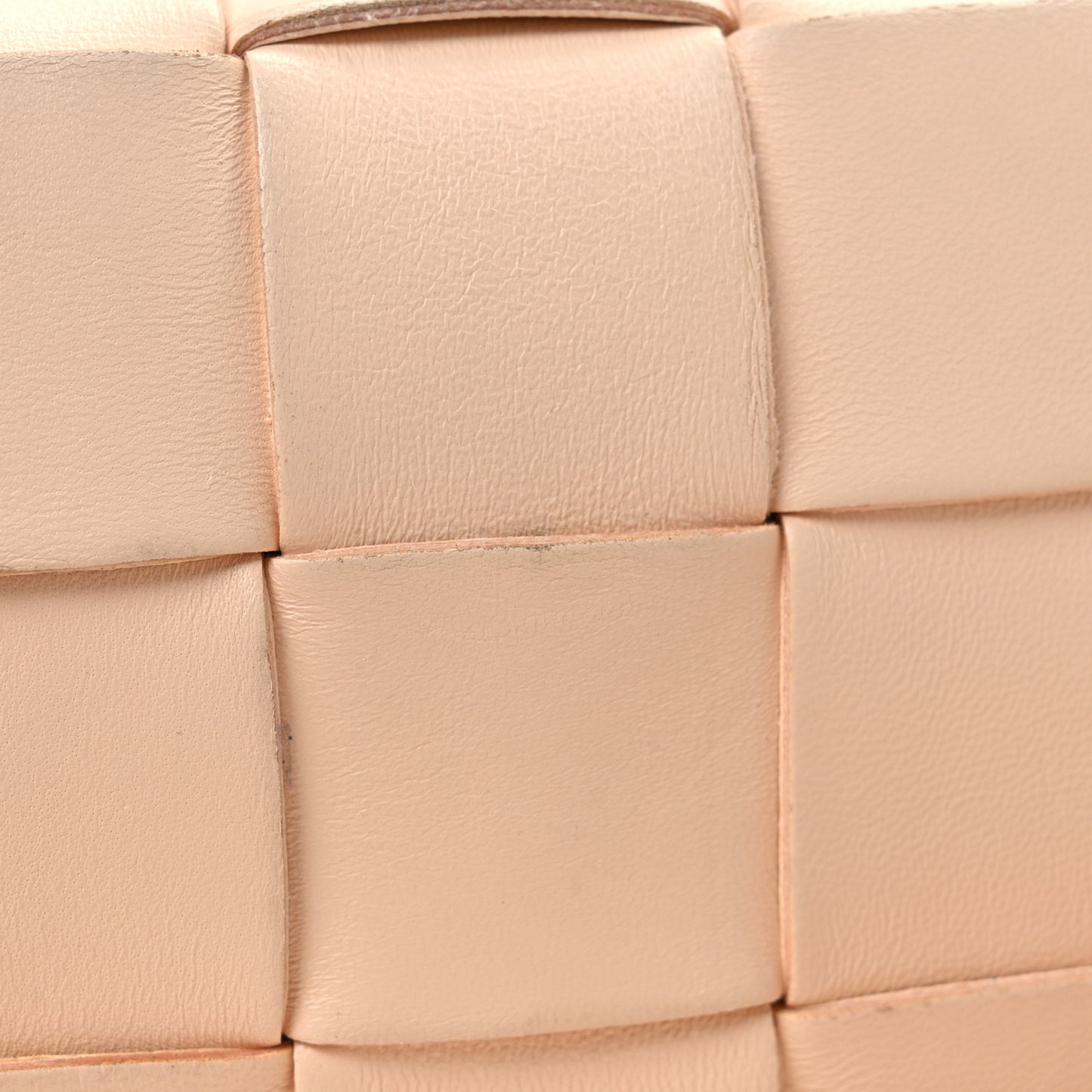 Lambskin Maxi Intrecciato Small Cassette Crossbody Bag Melon Washed