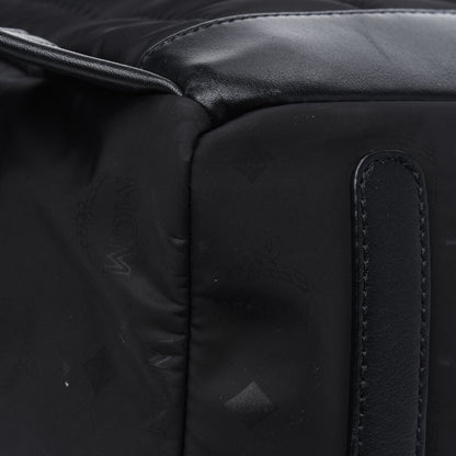 MCM Nylon Monogram Stark Classic Backpack Black 9 of 16