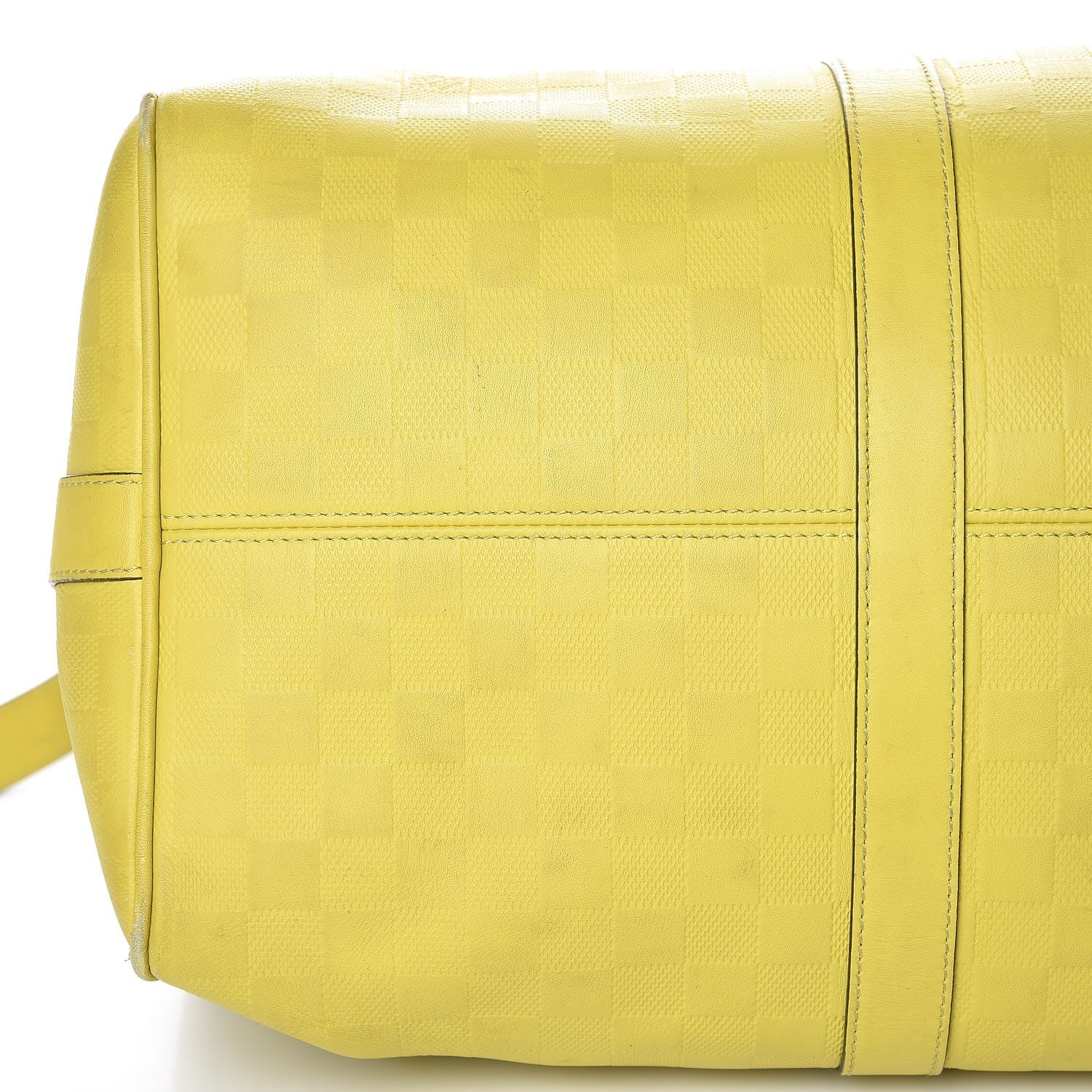 Louis Vuitton Damier Infini Keepall Bandouliere 45 Vert Acide 25 of 32